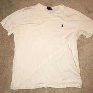 Polo by Ralph Lauren - White V-Neck T-Shirt